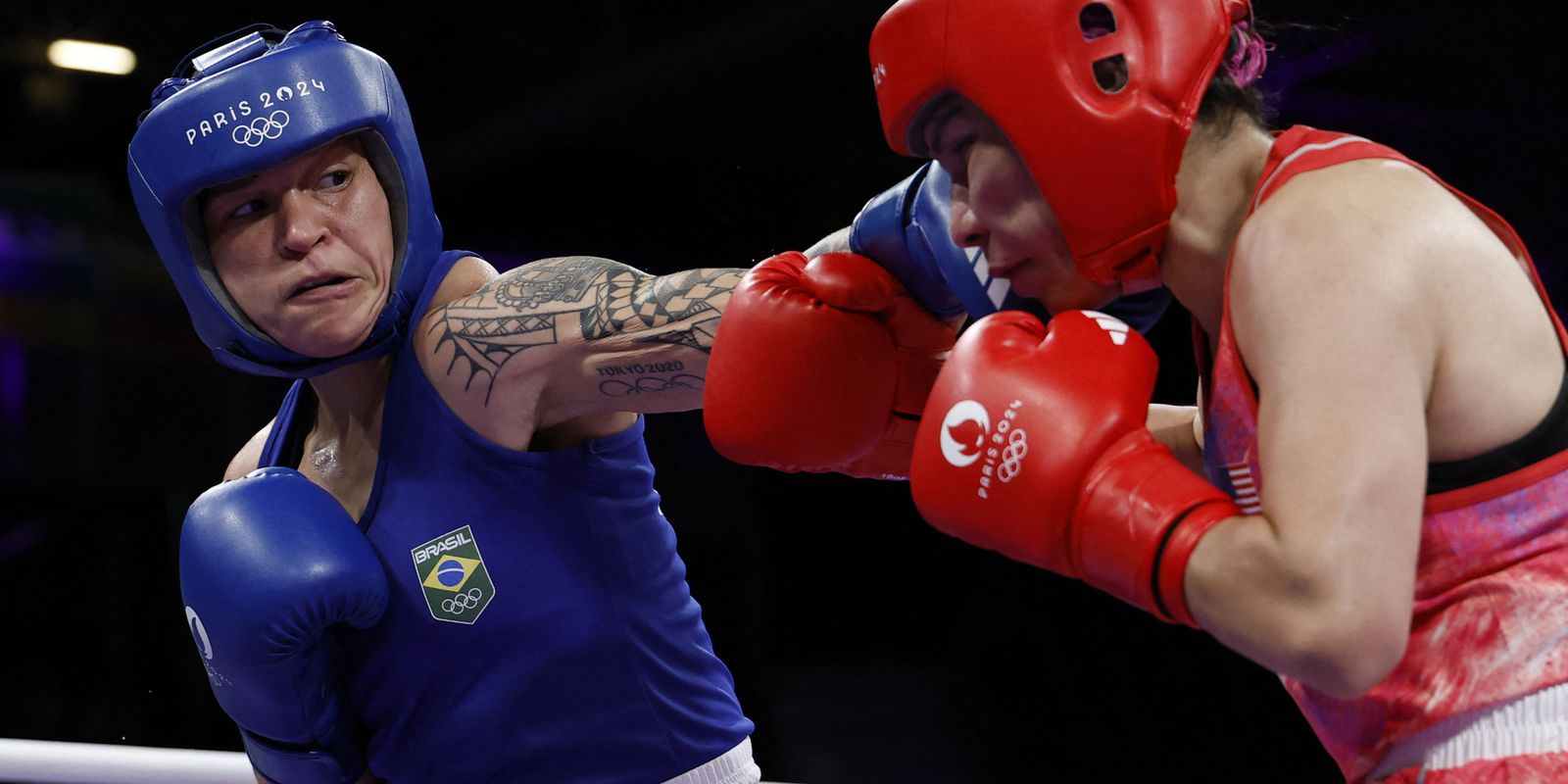 Bia Ferreira inicia torneio olímpico de boxe com triunfo incontestável