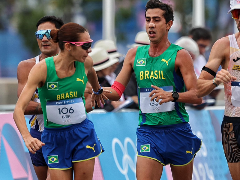 Brasil termina em 7° no revezamento da marcha atlética