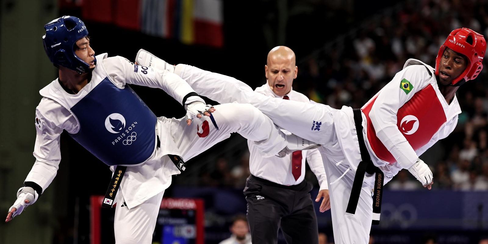 Taekwondo: Henrique Marques e Caroline Santos ficam fora do pódio