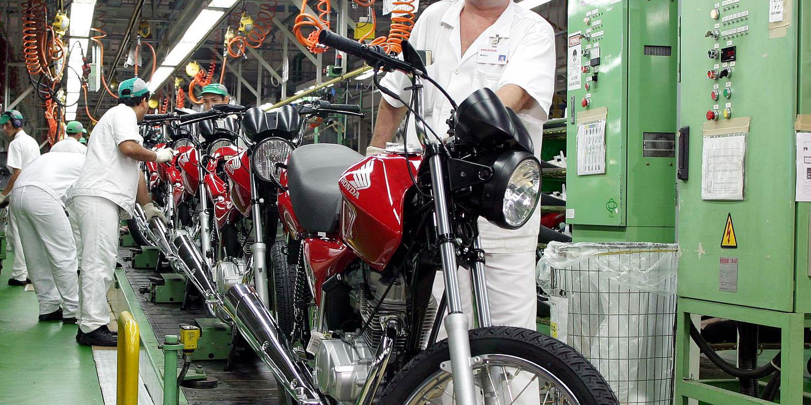 Produção de motos cresce de janeiro a julho e supera marca de 1 milhão