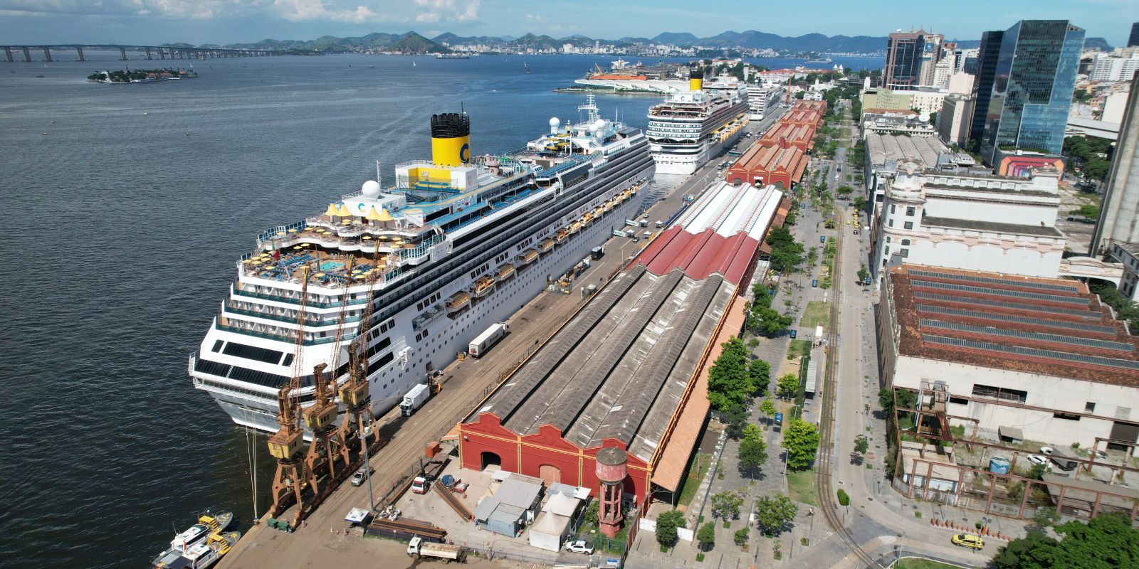 Rio receberá em dezembro 74 mil turistas que chegarão em nove navios